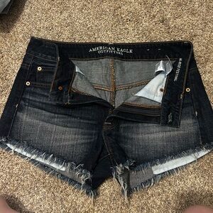 American Eagle Outfitters Dark Blue Jean Shorts